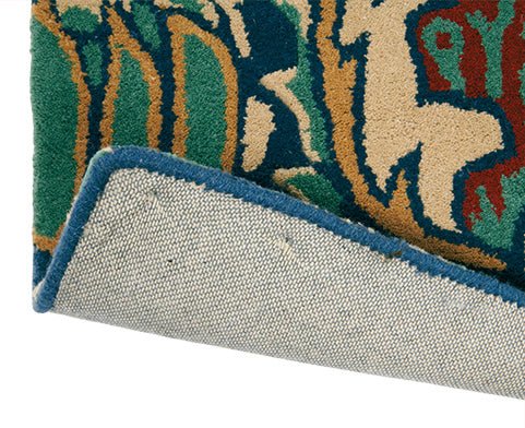 Morris & Co Granada Indigo/Red 27608 (Made To Order) Rug