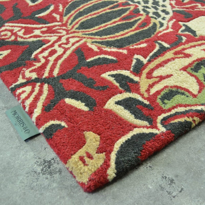 Morris & Co Granada Red/Black 27600 (Made To Order) Rug