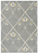 Morris &amp; Co Pure Trellis 029104 Tappeto grigio chiaro (su ordinazione).