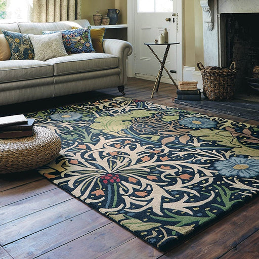 Morris & Co Seaweed Ink 28008 Rug