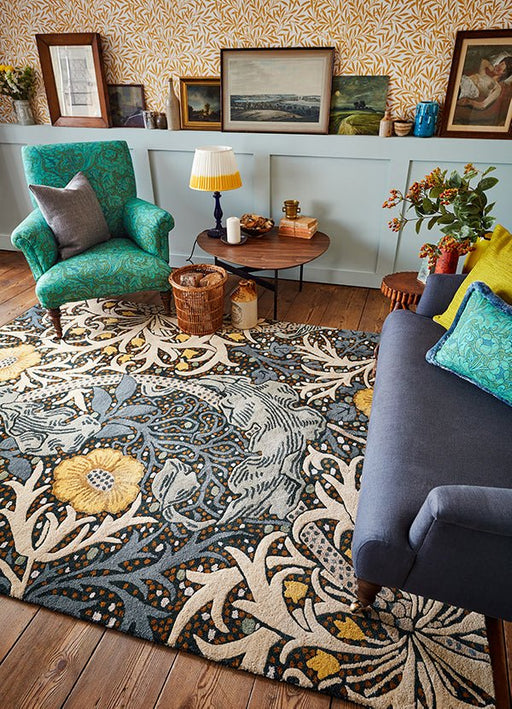 Morris & Co Seaweed Teal 12708 Rug