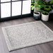 Mosaic Area Rug in Grey for Home Decoration