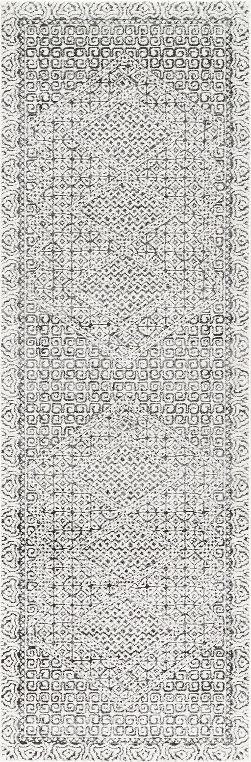 Mosaic Area Rug in Grey for Home Decoration