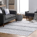 Mottled Stripes Grey Tassel Area Rug 160x230 cm