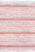 Täplikäs Stripes Pink Tupsualueen matto 152x244 cm