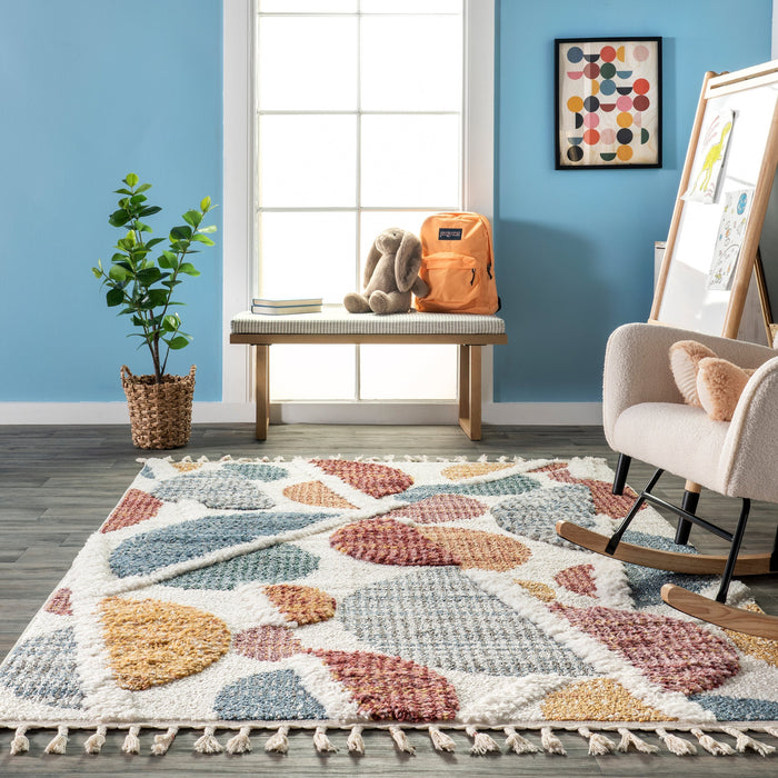 Moxy Ivory Area Rug in Multiple Sizes for Modern Spaces