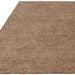 Mulberry Modern Plain Berber Jute Chenille Mix Ribbed Textured Soft-Touch Durable Flatweave Bronze Rug