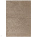 Mulberry Modern Plain Berber Jute Chenille Mix Ribbed Textured Soft-Touch Durable Flatweave Bronze Rug