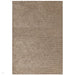 Mulberry Modern Plain Berber Jute Chenille Mix Ribbed Textured Soft-Touch Durable Flatweave Bronze Rug