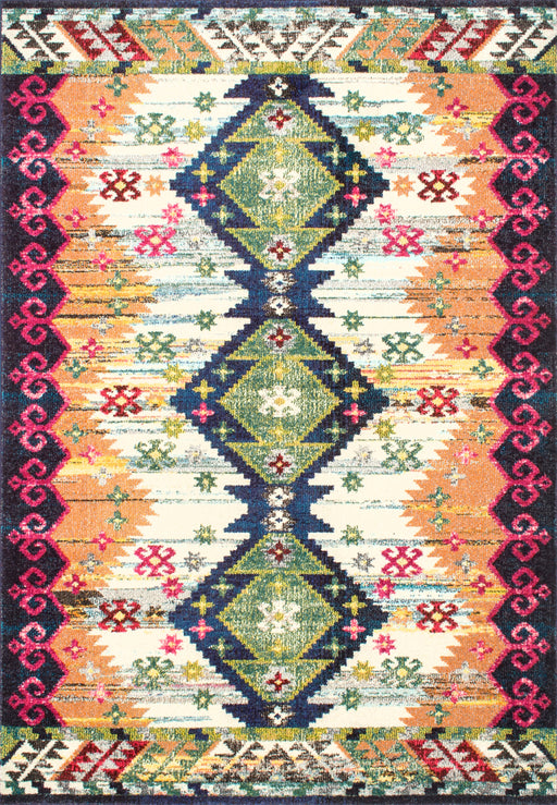 Monivärinen Aztec Pattern Area -matto 150 cm x 240 cm