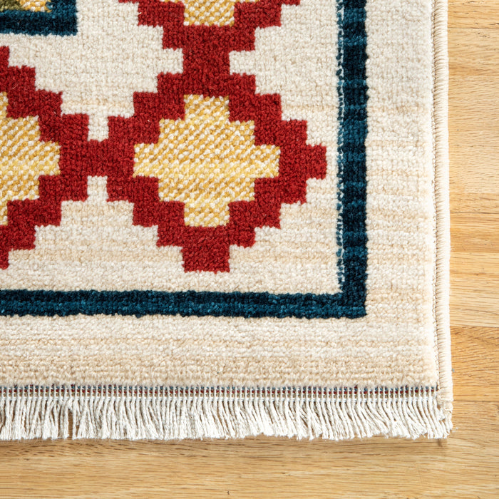 Multicolor Boho Aztec Area Rug 120x180 cm