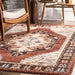 Multicolor Cartouche Medallion Area Rug 150x240 cm