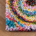 Multicolor Circle Area Rug for Kids Playroom
