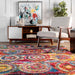 Multicolor Circle Pattern Area Rug for Nursery and Playroom