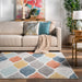 Multicolor Durable Area Rug for High-Traffic Spaces