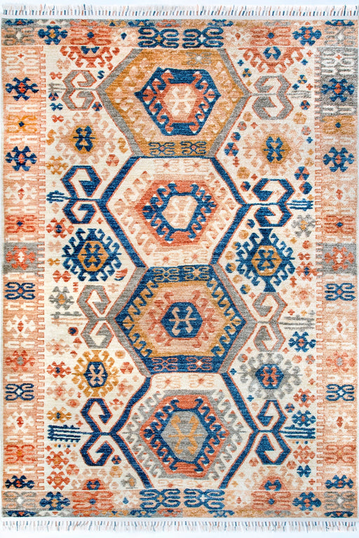 Multicolor Ethnic Design Area Rug 150x240 cm