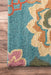 Multicolor Floral Wool Area Rug 120x180 cm