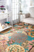 Multicolor Floral Wool Area Rug 160x230 cm