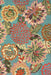 Multicolor Floral Wool Area Rug 160x230 cm