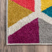 Multicolor Honeycomb Area Rug for Kids and Playrooms