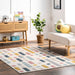 Multicolor Kids Color Block Area Rug 150 cm