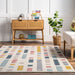 Multicolor Kids Color Block Area Rug 150 cm