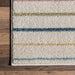 Multicolor Kids Stripe Area Rug for Nursery and Playroom