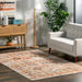 Multicolor Machine Washable Rug for Busy Households