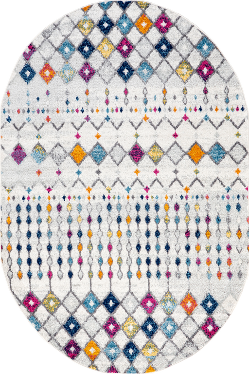 Multicolor Moroccan Trellis Area Rug 160x230 cm