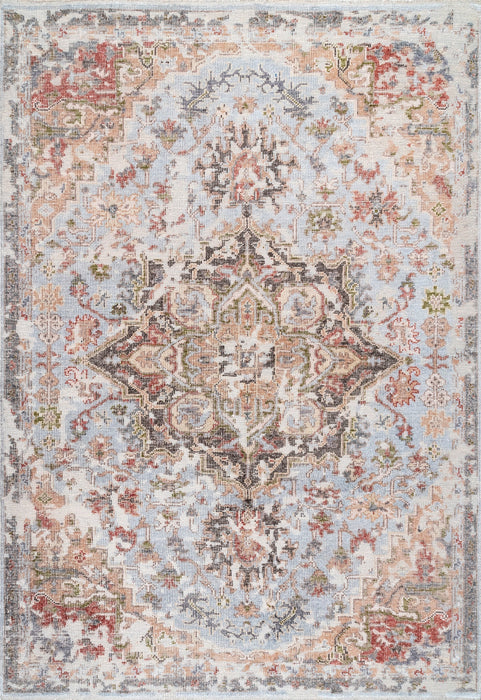 Multicolor Rosette Area Rug 150x240 cm