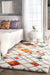 Multicolor Shag Rug 120x180 cm For Modern Homes