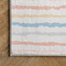 Multicolor Striped Area Rug for Kids 120 cm x 180 cm