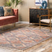 Multicolor Trellis Tassel Area Rug 120x180 cm