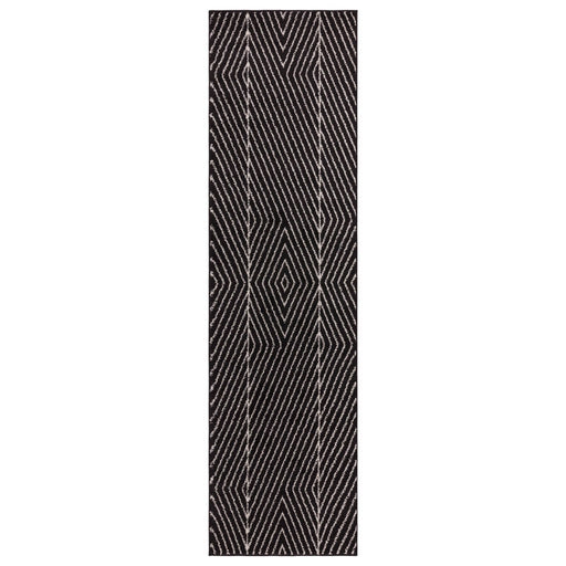 Muse Black Linear MU10 Runner Rug