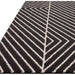 Muse Black Linear Rug MU10