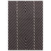 Muse Black Linear Rug MU10