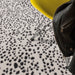 Muse Black Spotty Rug MU11