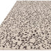 Muse Black Spotty Rug MU11