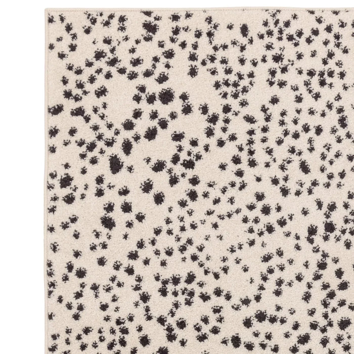 Muse Black Spotty Rug MU11