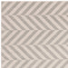 Muse Grey Chevron Rug MU07