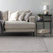 Muse Grey Linear Rug MU09