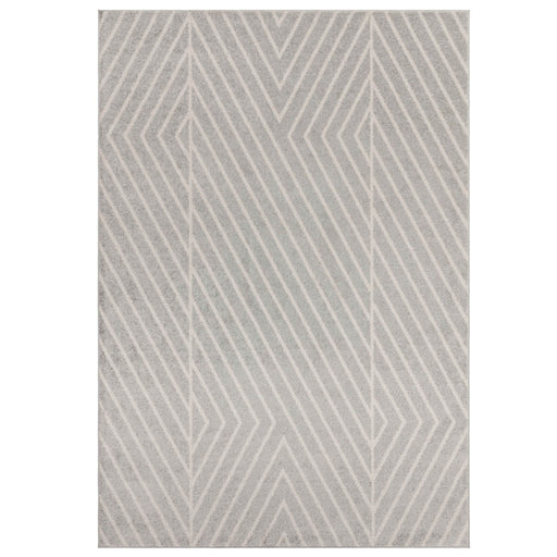 Muse Grey Linear Rug MU09