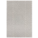 Muse Grey Linear Rug MU09