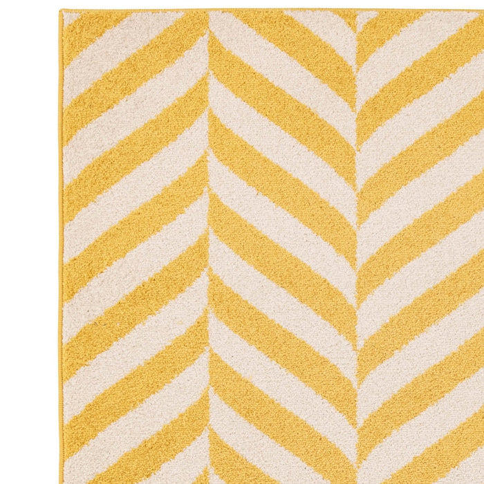 Muse Keltainen Chevron -matto MU08