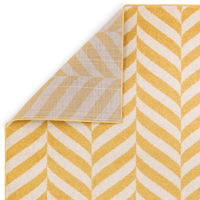 Muse Keltainen Chevron -matto MU08