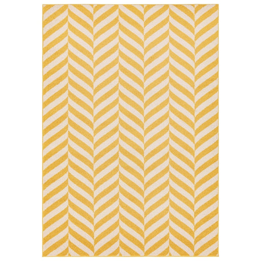 Muse Yellow Chevron Covor MU08