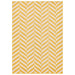 Muse Keltainen Chevron -matto MU08