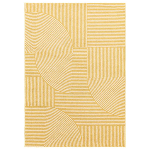 Muse Yellow Geometric Covor MU18