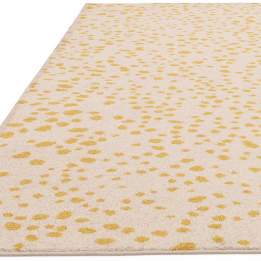 Muse Yellow Spotty Rug MU12