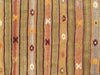Mustard Striped Vintage Kilim Rug 277cm x 160cm